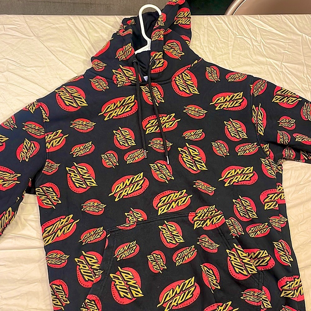 Santa Cruz All Over Logo Hoodie
